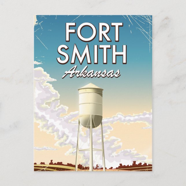 Carte Postale Affiche de voyage Fort Smith Arkansas (Devant)