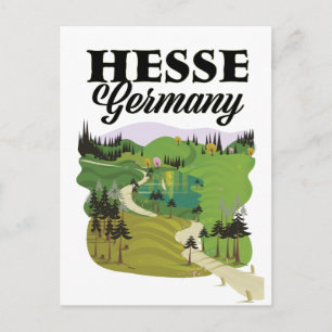 Carte Postale Affiche de voyage Hesse Allemagne