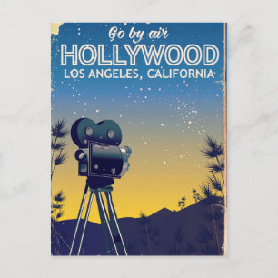Carte Postale Affiche de voyage Hollywood Los Angeles California