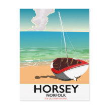 Affiche de voyage Horsey Norfolk Beach
