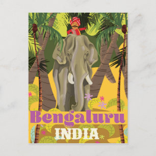 Carte Postale Affiche de voyage indien à Bengaluru