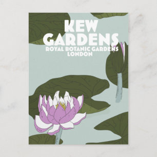 Carte Postale Affiche de voyage Jardins de Kew Londres