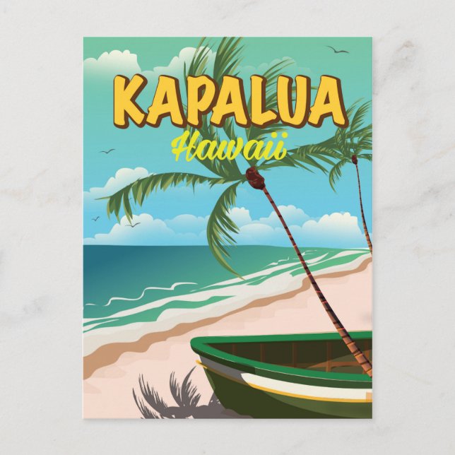 Carte Postale Affiche de voyage Kapalua Hawaii (Devant)