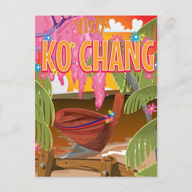 Carte Postale Affiche de voyage Ko Chang Thaïlande (Devant)