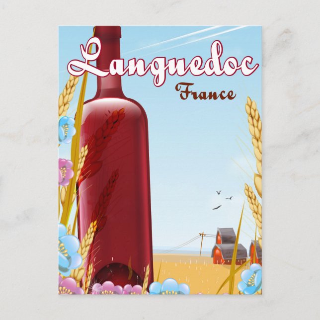 Carte Postale Affiche de voyage Languedoc France (Devant)