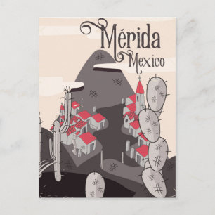 Carte Postale Affiche de voyage Mérida Mexico