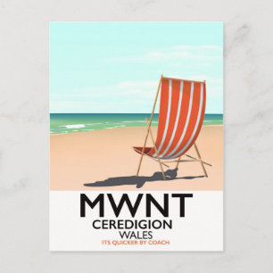 Carte Postale Affiche de voyage Mwnt, Ceredigion Pays de Galles