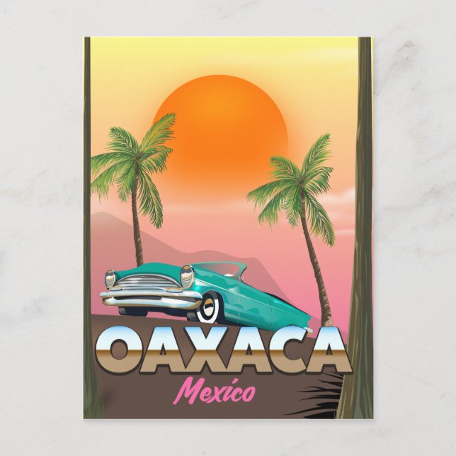 Carte Postale Affiche de voyage Oaxaca Mexique (Devant)