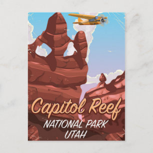 Carte Postale Affiche de voyage Parc national de Capitol Reef