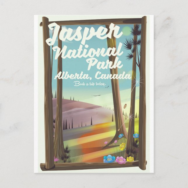 Carte Postale Affiche de voyage Parc national Jasper, Canada (Devant)