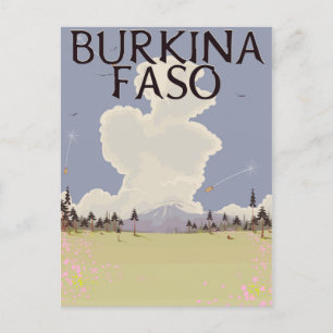 Carte Postale Affiche de voyage paysage Burkina Faso