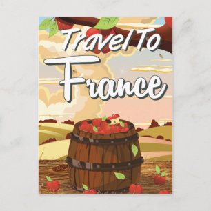 Carte Postale Affiche de voyage pour la France