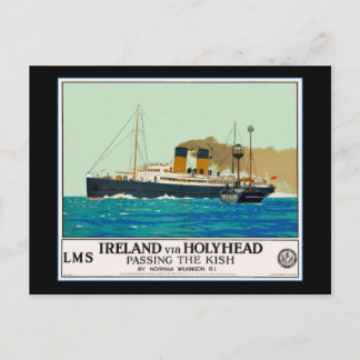 Carte Postale Affiche de voyage pour l'Irlande via Holyheand
