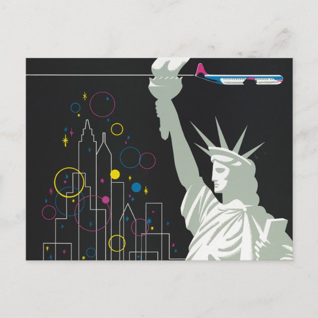 Carte Postale Affiche de voyage pour Northwest Airlines (Devant)