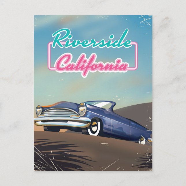 Carte Postale Affiche de voyage Riverside California (Devant)