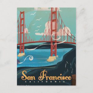 Carte Postale Affiche de voyage San Francisco Californie États-U
