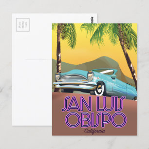 Carte Postale Affiche de voyage San Luis Obispo Californie 