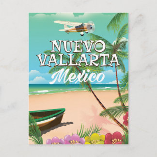 Carte Postale Affiche de voyage sur la plage de Nuevo Vallarta M