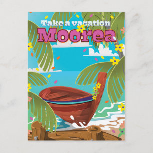Carte Postale Affiche de voyage vacances Moorea Polynésie frança