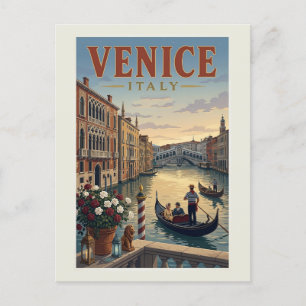 Carte Postale Affiche de voyage Venise Italie