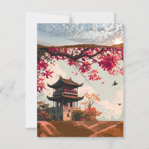 Carte Postale Affiche de voyage - Viêt-nam Art Imprimer, Illustr