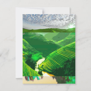 Carte Postale Affiche de voyage - Viêt-nam Art Imprimer, Illustr