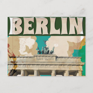 Carte Postale Affiche de voyage vintage Berlin