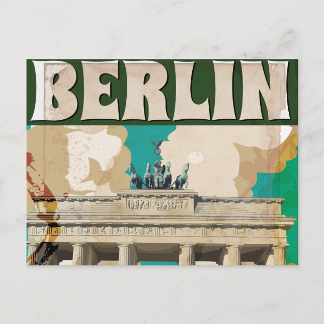Carte Postale Affiche de voyage vintage Berlin (Devant)
