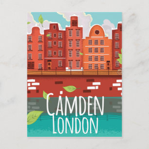 Carte Postale Affiche de voyage vintage Camden, Londres