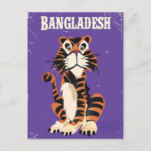 Carte Postale Affiche de voyage vintage cartoon Bangladesh