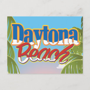Carte Postale Affiche de voyage vintage de Daytona Beach, Florid