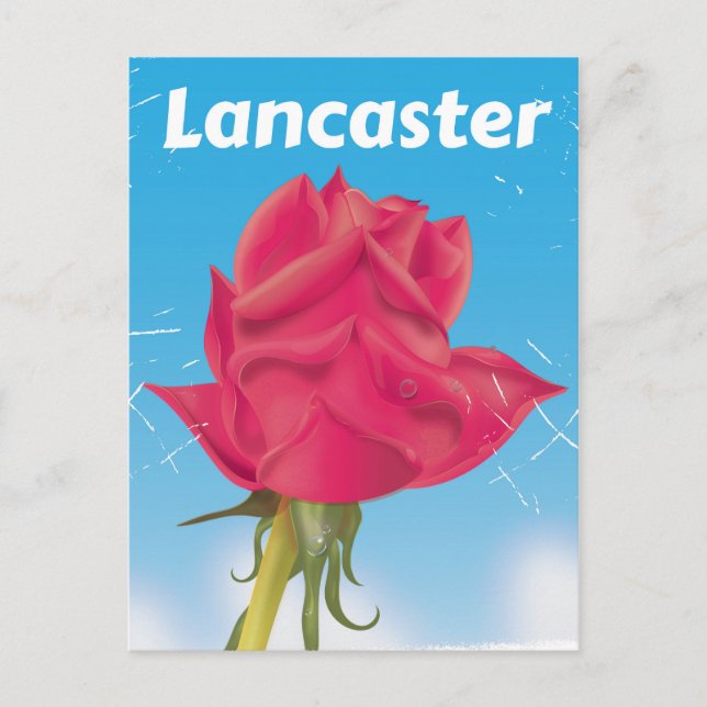 Carte Postale Affiche de voyage vintage Lancaster, Angleterre (Devant)