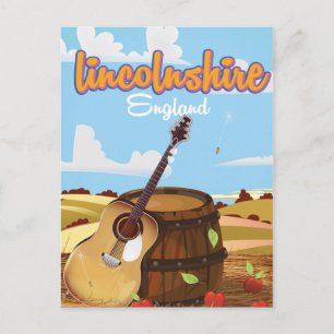 Carte Postale Affiche de voyage vintage Lincolnshire Angleterre