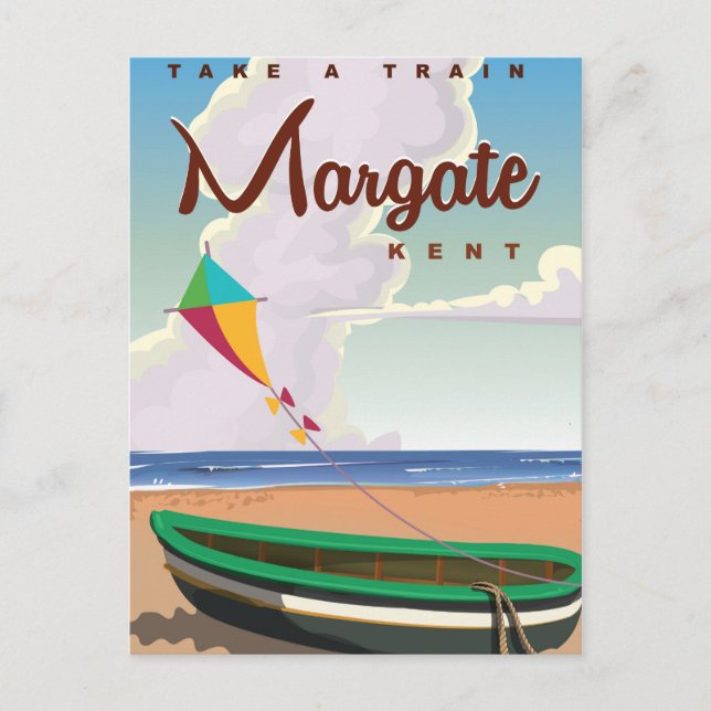 Carte Postale Affiche de voyage vintage Margate Kent (Devant)