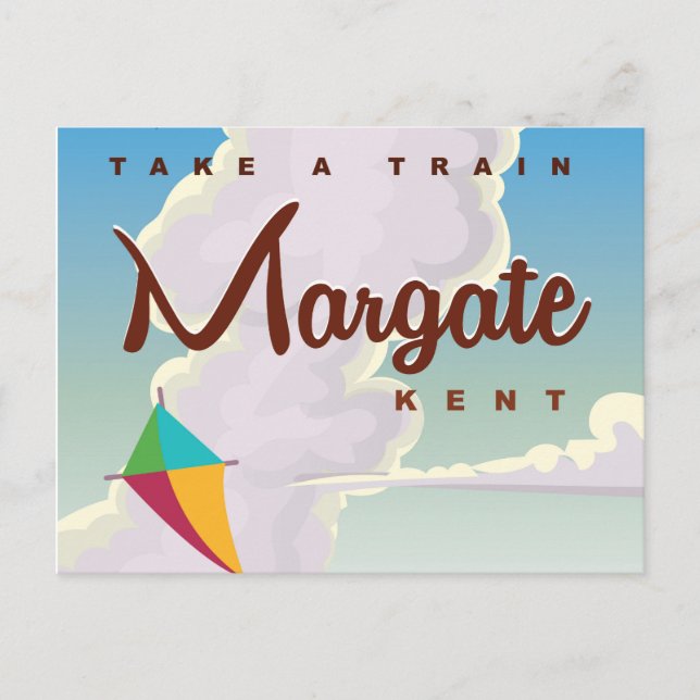 Carte Postale Affiche de voyage vintage Margate Kent (Devant)