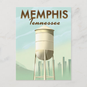 Carte Postale Affiche de voyage vintage Memphis Tennessee