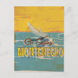Carte Postale Affiche de voyage vintage Monténégro