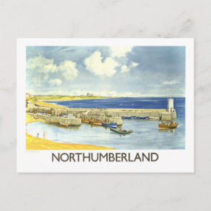 Carte Postale Affiche de voyage vintage Northumberland
