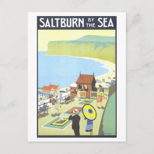 Carte Postale Affiche de voyage vintage Saltburn by the Sea Angl