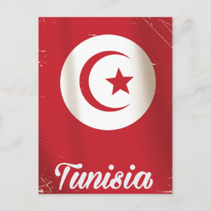 Carte Postale Affiche de voyage vintage Tunisie