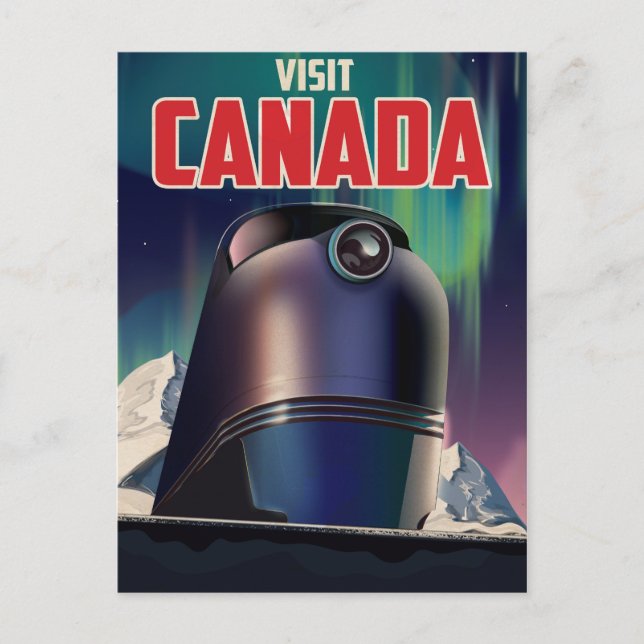 Carte Postale Affiche de voyage Visitez le Canada (Devant)