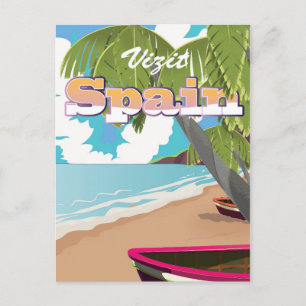 Carte Postale Affiche de voyage Visitez l'Espagne