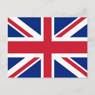 Carte Postale Affiche du drapeau du Royaume-Uni/Britannique/Unio