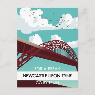 Carte Postale Affiche du pont de Newcastle upon Tyne.