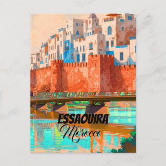 Carte Postale Affiche Essaouira Maroc Impression Voyage Murale V