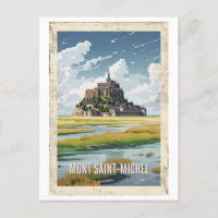 Affiche Mont Saint-Michel - France -