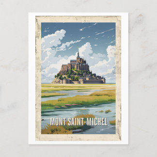 Carte Postale Affiche Mont Saint-Michel - France -