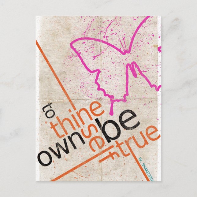 Carte Postale Affiche motivationnelle (Devant)