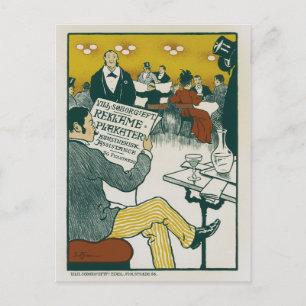 Carte Postale Affiche publicitaire 1895