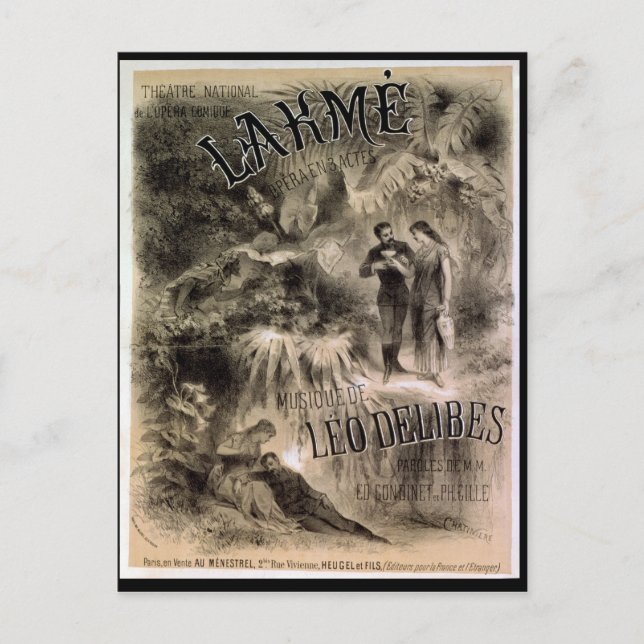 Carte Postale Affiche publicitaire 'Lakme' (Devant)